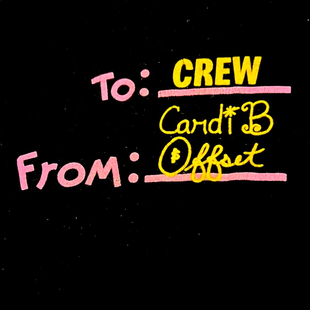 Cardi B crew shirt
